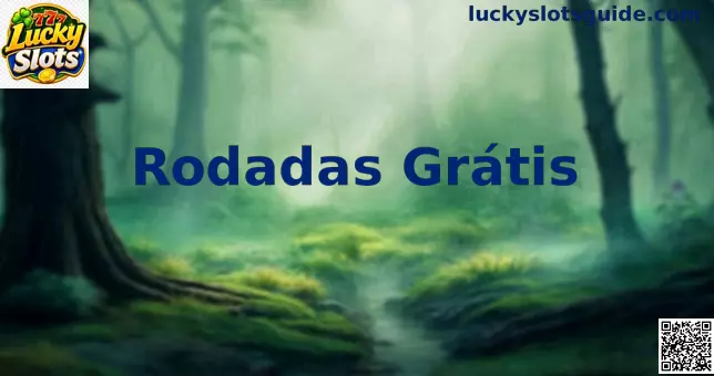 Interface de cassino online destacando rodadas grátis em slots modernos