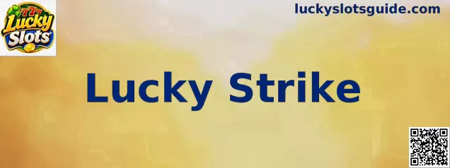Interface ilustrativa do jogo Lucky Strike Slots