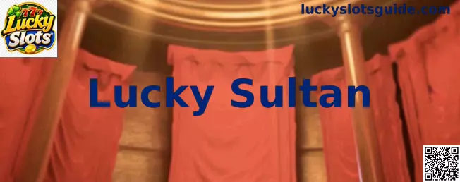 Interface temática do jogo Lucky Sultan