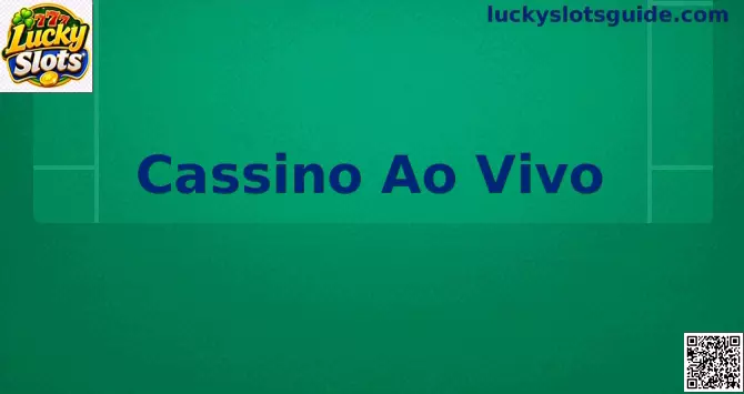 Interface do Cassino Ao Vivo Lucky Slots