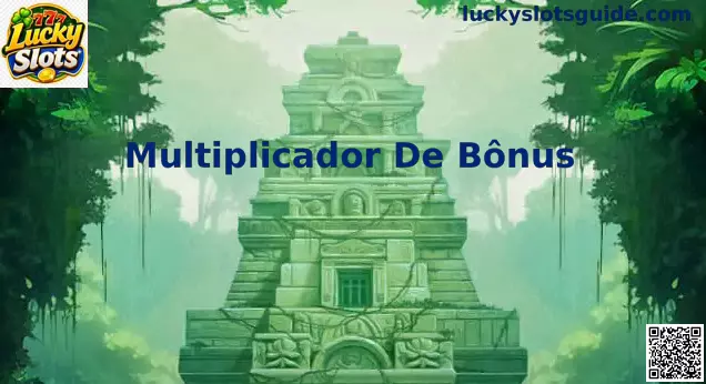 Interface ilustrativa do Multiplicador De Bônus em Lucky Slots demonstrando fatores de multiplicação sobre os prêmios válidos