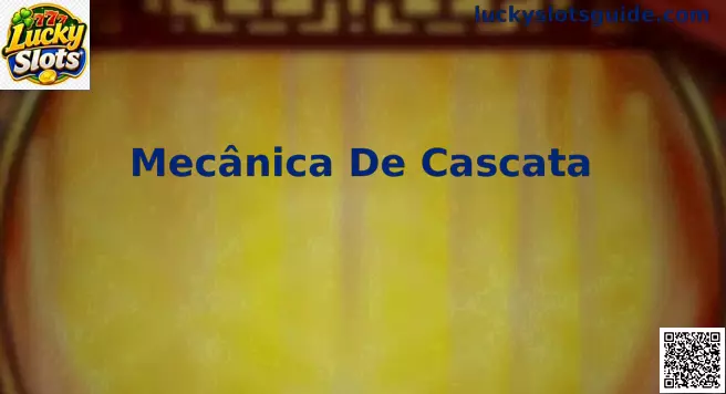 Mecânica de cascata em slots explicação visual